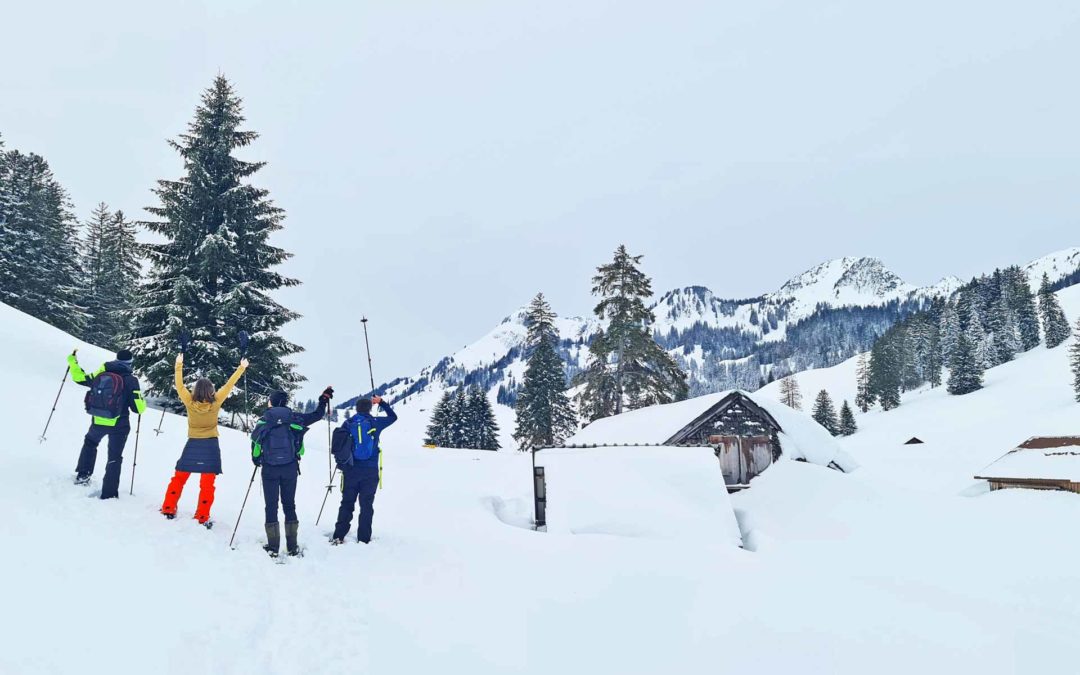 Schneeschuhtour für Anfänger und konditionell Schwächere